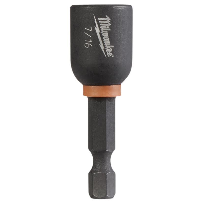 Milwaukee 49-66-4706 Impact Duty Magnetic Nut Driver Set, 7/16 in Drive, Proprietary Steel, 7/16 in Hex
